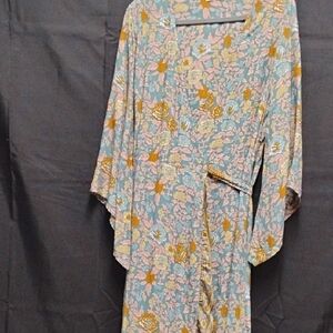 Floral Kimono Dress
